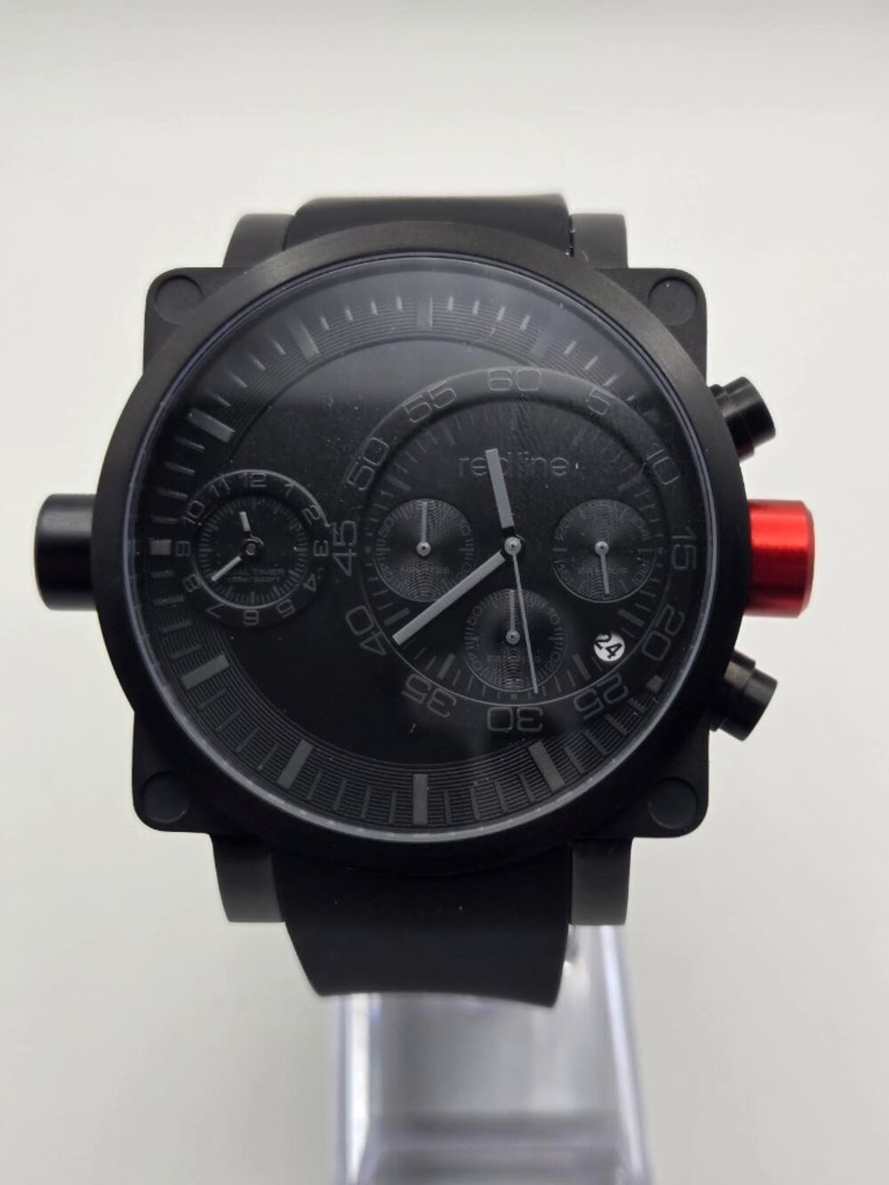 Red Line Dual Timer Chronograph Men's Watch (RL-50048-BB-01-BK) - NOS